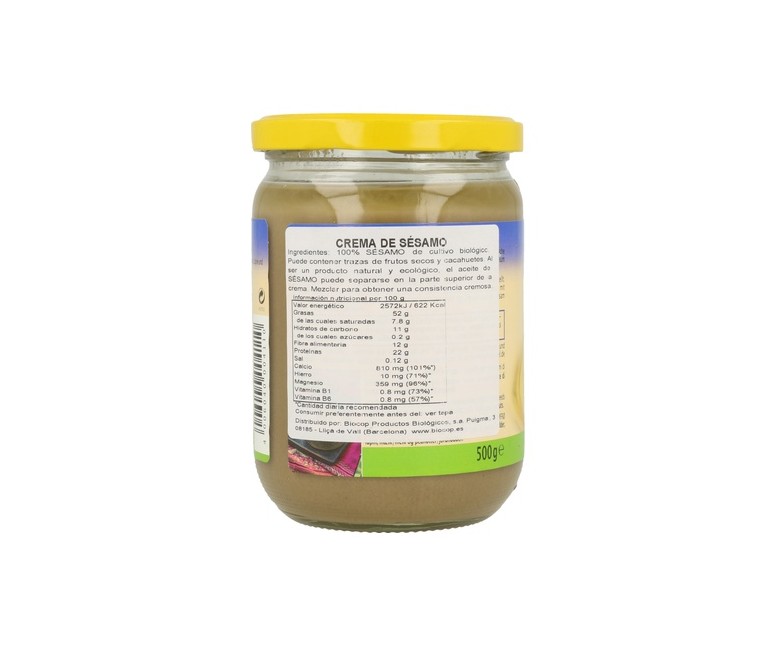 Tahin Tostado Bio 500 g Rapunzel