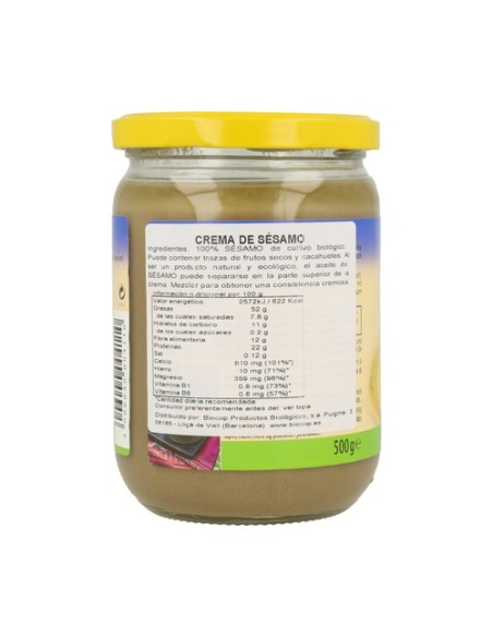 Tahin Tostado Bio 500 g Rapunzel