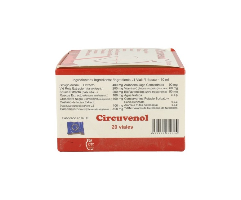 Circuvenol 20 ampollas Dis