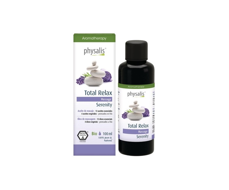 Relax serenidad aceite masaje Bio 100 ml de aceite Physalis