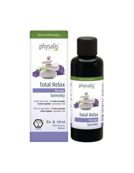 Relax serenidad aceite masaje Bio 100 ml de aceite Physalis
