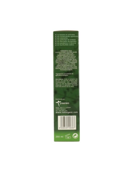 Champú Cabello Graso Bio 250 ml Irati Organic
