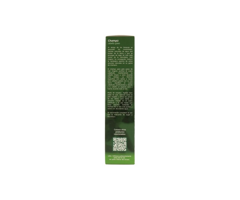 Champú Cabello Graso Bio 250 ml Irati Organic