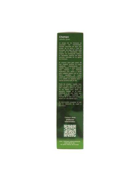 Champú Cabello Graso Bio 250 ml Irati Organic