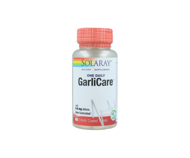 Garlicare 60 comprimidos de 10000μg Solaray
