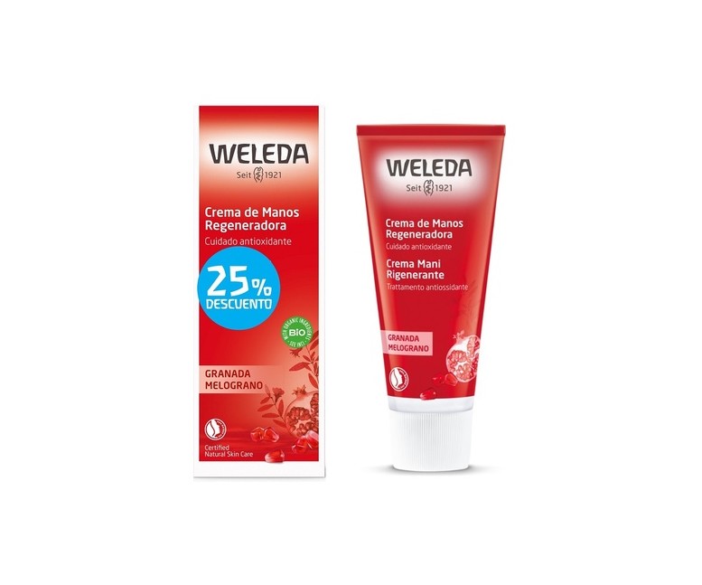 Crema de manos granada 50 ml de crema (Granada) Weleda