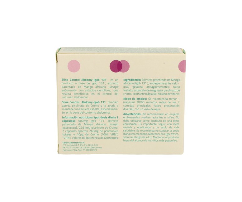 Sline Control Abdomy 45 cápsulas Sakai