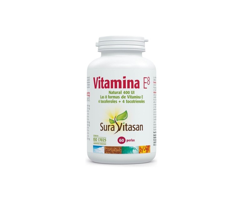 Vitamina E8 Natural 60 perlas Sura Vitasan