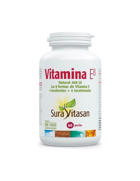 Vitamina E8 Natural 60 perlas Sura Vitasan
