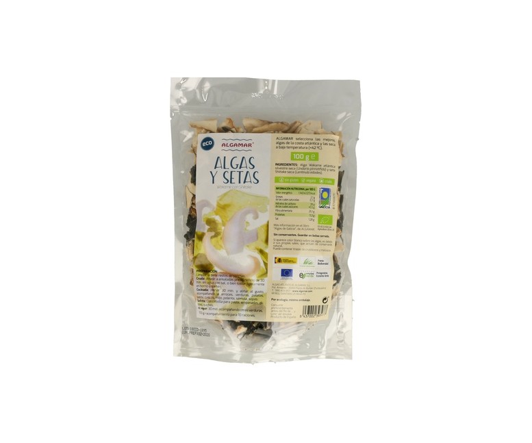 Algas Y Setas Mezcla Deshidratada 100 g Algamar