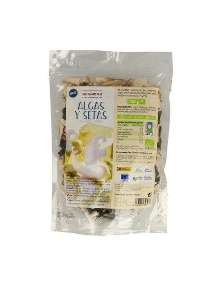 Algas Y Setas Mezcla Deshidratada 100 g Algamar