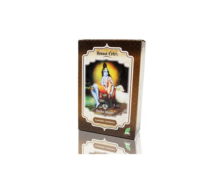 Henna Castaño Intenso en Polvo 100 g Radhe Shyam