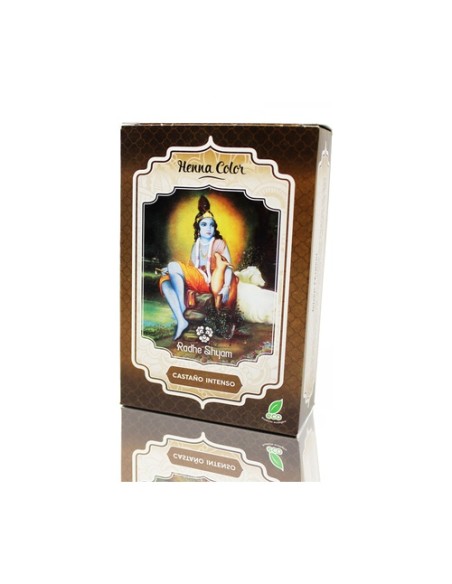 Henna Castaño Intenso en Polvo 100 g Radhe Shyam