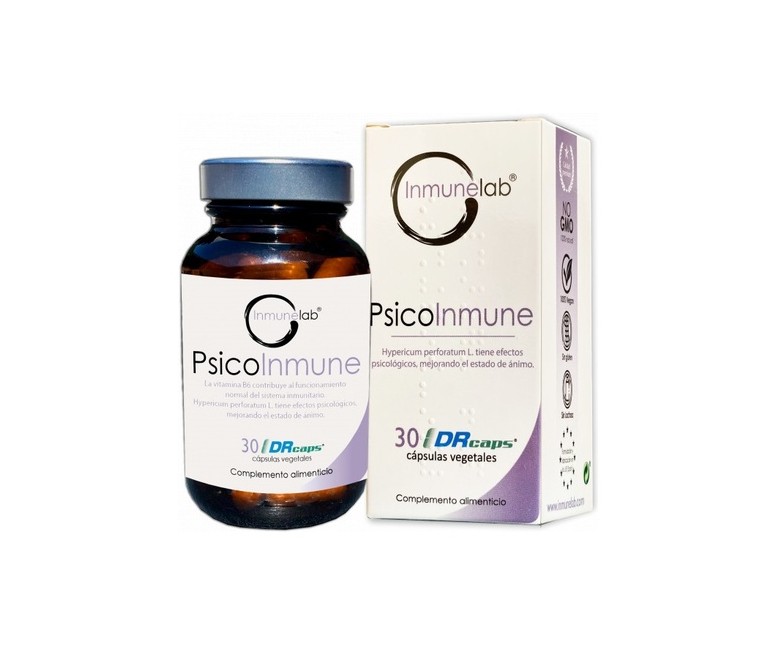 Psicoinmune, equilibrio emocional 30 cápsulas de 820mg Inmunelab