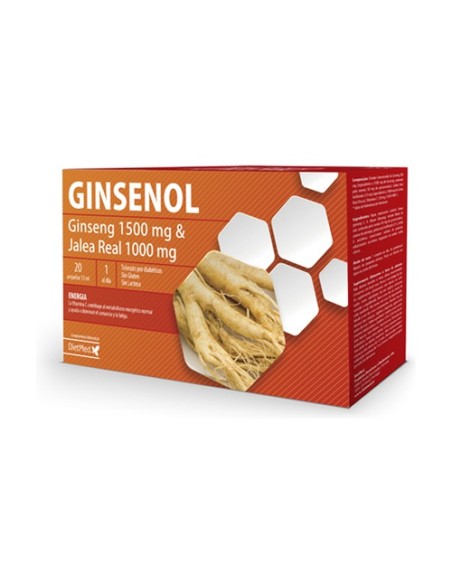 Ginsenol 20 ampollas de 15ml Dietmed