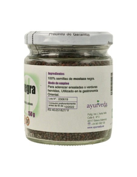 Semillas de Mostaza Negra 150 g Ayurveda