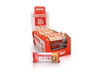 Caja de barritas proteicas dark choco-naranja