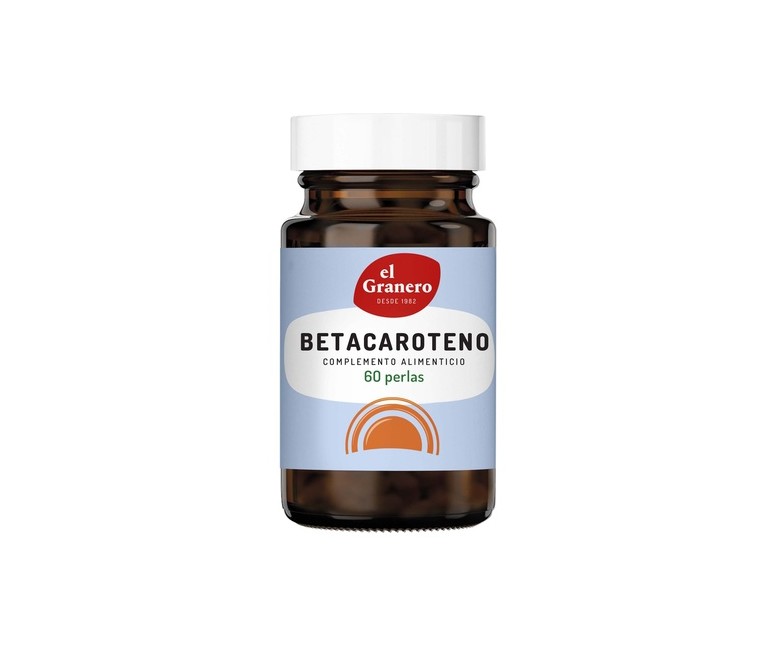 Betacaroteno 60 perlas (330mg) El Granero Integral
