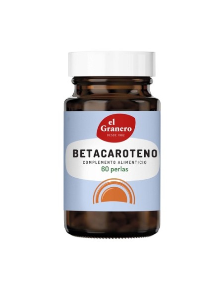 Betacaroteno 60 perlas (330mg) El Granero Integral