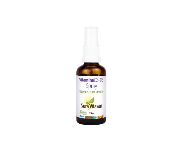 Vitamina K2+D3 spray 15 ml Sura Vitasan