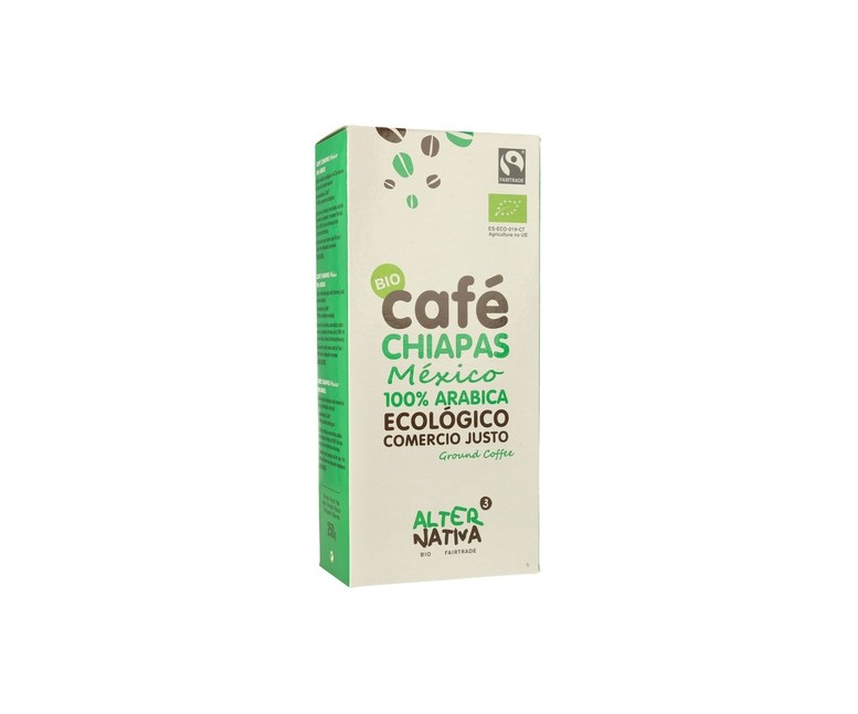 Café Molido Chiapas 100% Arábica Bio 250 g Alternativa3