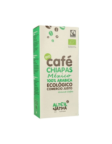 Café Molido Chiapas 100% Arábica Bio 250 g Alternativa3