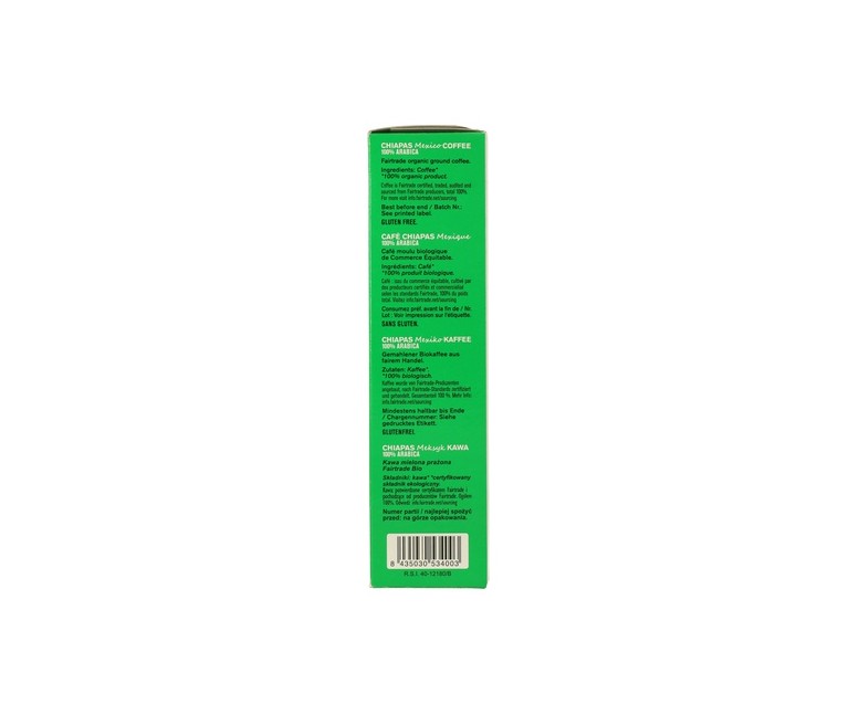 Café Molido Chiapas 100% Arábica Bio 250 g Alternativa3
