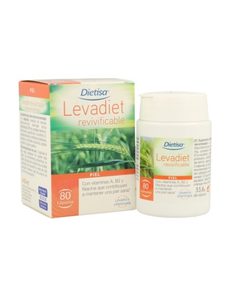 Levadiet Revivificable 80 cápsulas Dietisa