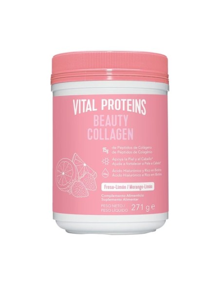 Colágeno beauty fresa-limón 271 g de polvo (Fresa - Limón) Vital Proteins