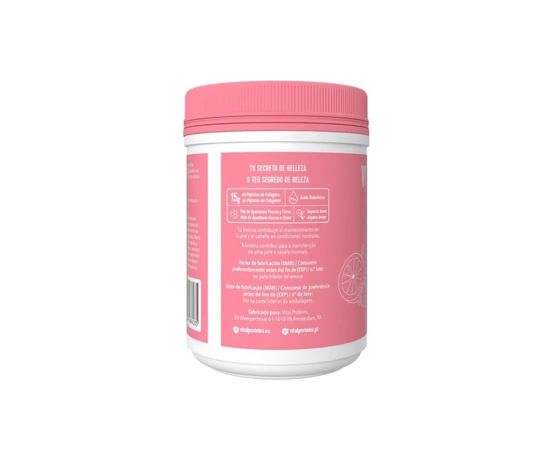 Colágeno beauty fresa-limón 271 g de polvo (Fresa - Limón) Vital Proteins