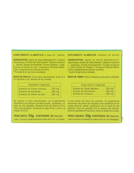 Cardo Mariano Forte 60 cápsulas Integralia