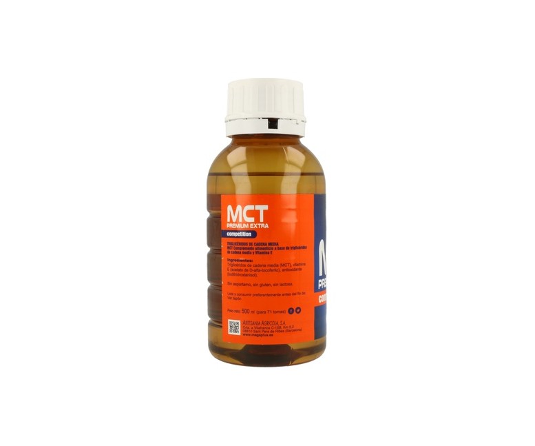 Mct Liquid (Triglicéridos de cadena media) 500 ml Mega Plus