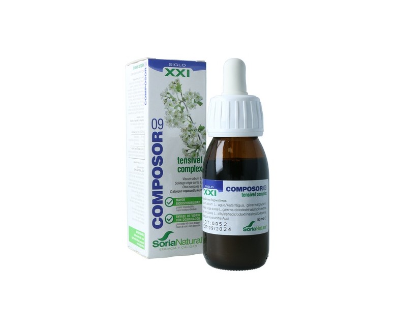 Composor 9 Tensivel Complex Fórmula XXI 50 ml Soria Natural