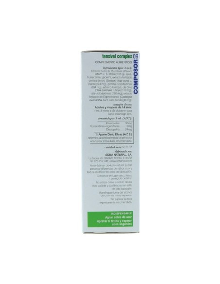 Composor 9 Tensivel Complex Fórmula XXI 50 ml Soria Natural