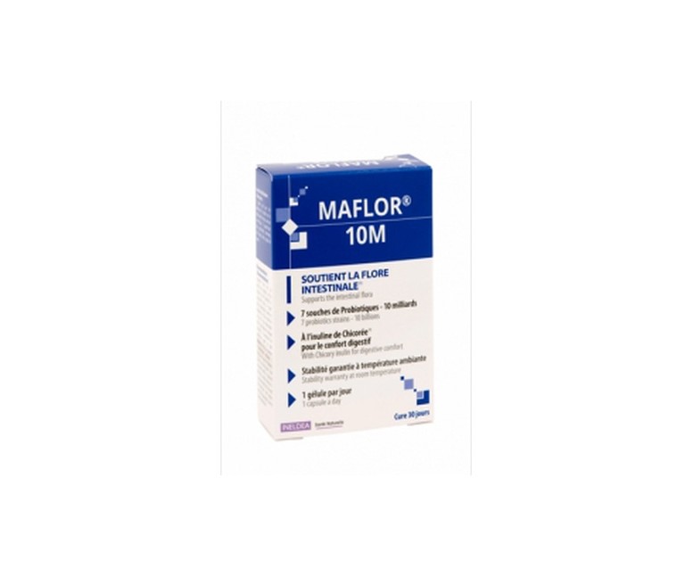 Maflor 10M Flora Intestinal 30 cápsulas Ineldea 