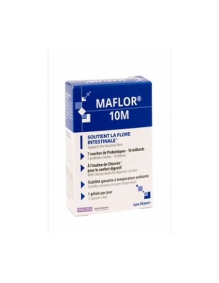 Maflor 10M Flora Intestinal 30 cápsulas Ineldea 