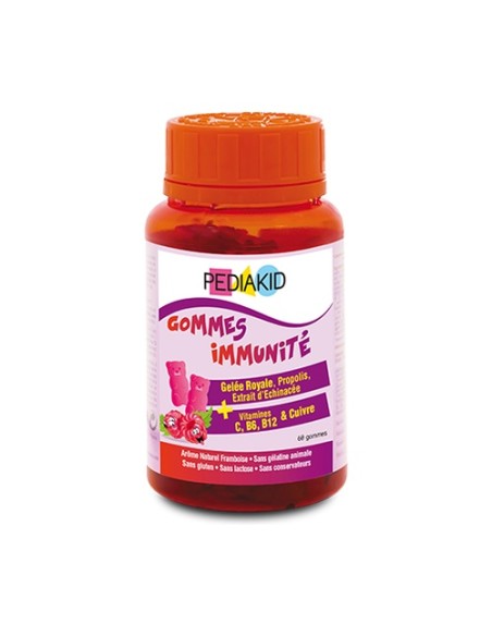 Pediakid Gominolas Inmuno (Sabor Frambuesa) 60 gominolas (Frambuesa) Pediakid