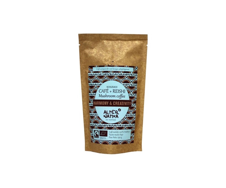 Café con Reishi molido Bio 150 g Alternativa3