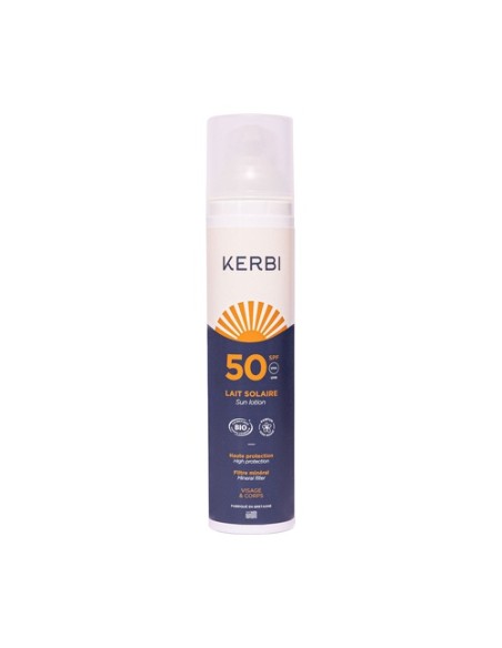 Leche solar SPF50 Bio 100 ml de crema Kerbi