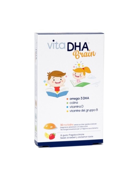 Vitadha brain fresa-limón 30 comprimidos masticables Uga Nutraceuticals