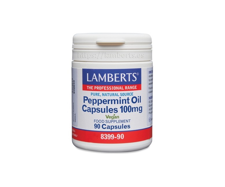 Aceite de menta 90 cápsulas Lamberts