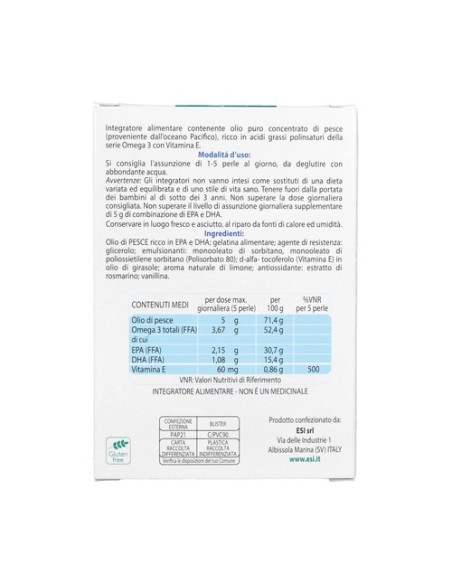 Omega 3 extra pure 50 perlas ESI