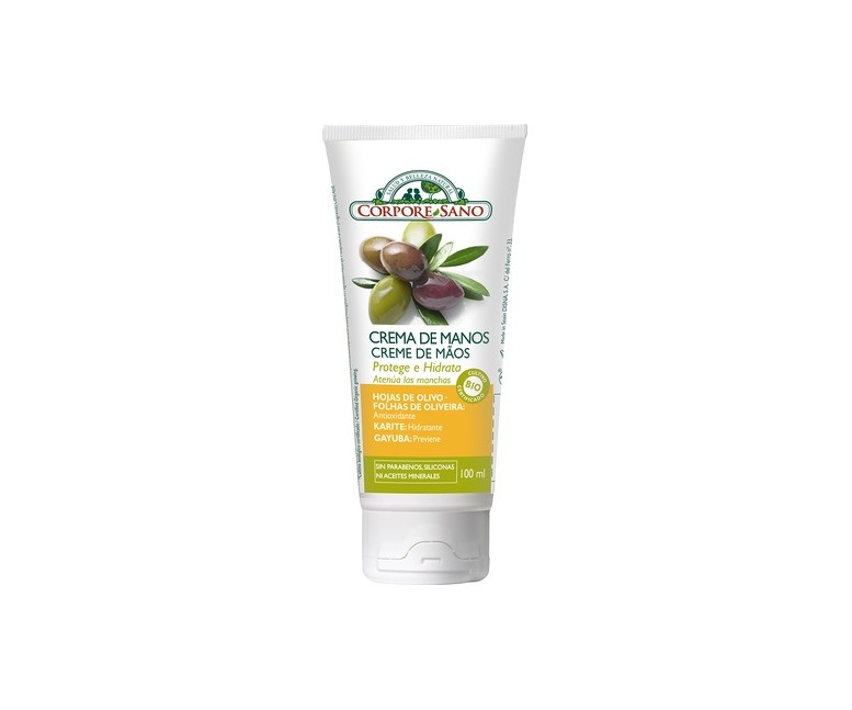 Crema Manos Olivo y Gayuba Tubo 100 ml Corpore Sano