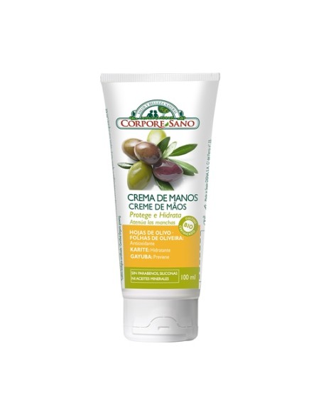 Crema Manos Olivo y Gayuba Tubo 100 ml Corpore Sano