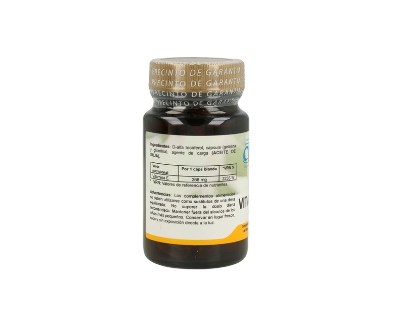 Vitamina E Natural 60 perlas de 650mg Cfn