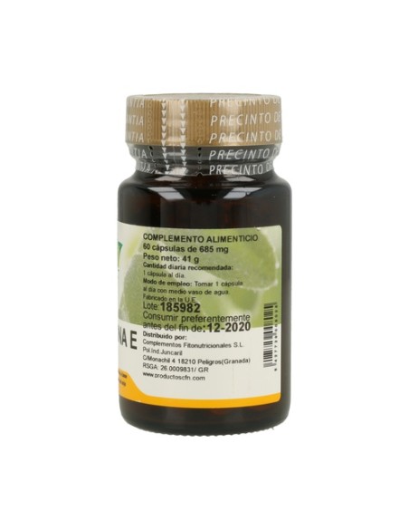 Vitamina E Natural 60 perlas de 650mg Cfn