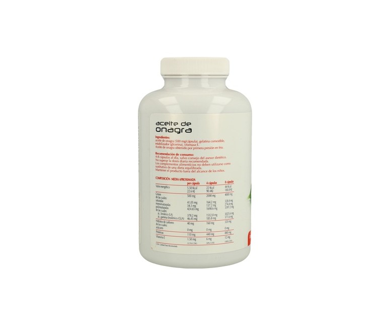 Aceite de Onagra 450 cápsulas Plantis