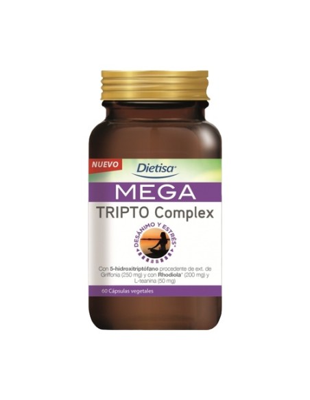 Mega tripto complex 60 cápsulas vegetales de 710 mg Dietisa