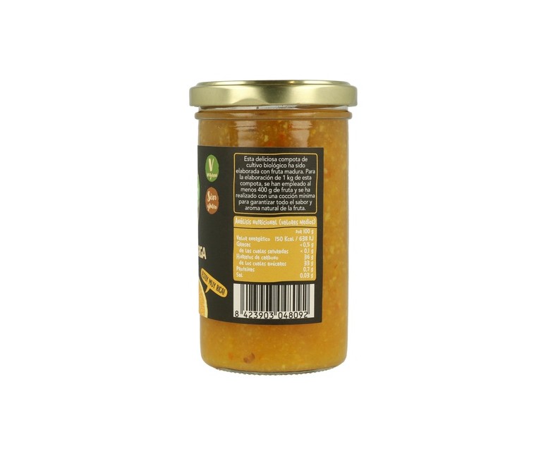 Compota de Naranja Amarga Bio 280 g Biocop