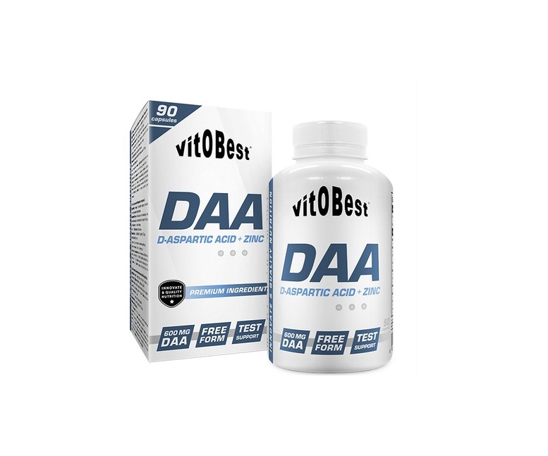 Daa D-Aspartic Acid + Zinc 90 cápsulas VIT.O.BEST